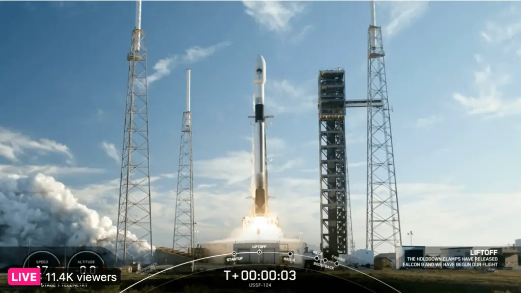 SpaceX launches U.S. missile-defense satellites